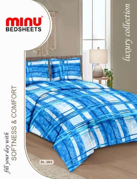 Minu Alisha Bedsheet-33P Cotton Printed Bedsheet Catalogue