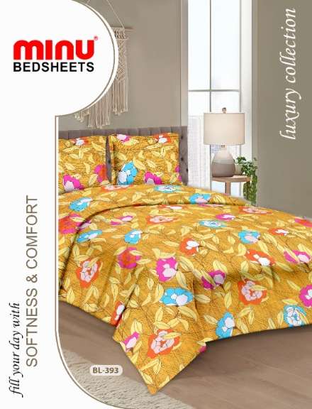 Minu Alisha Bedsheet-33P Cotton Printed Bedsheet Catalogue