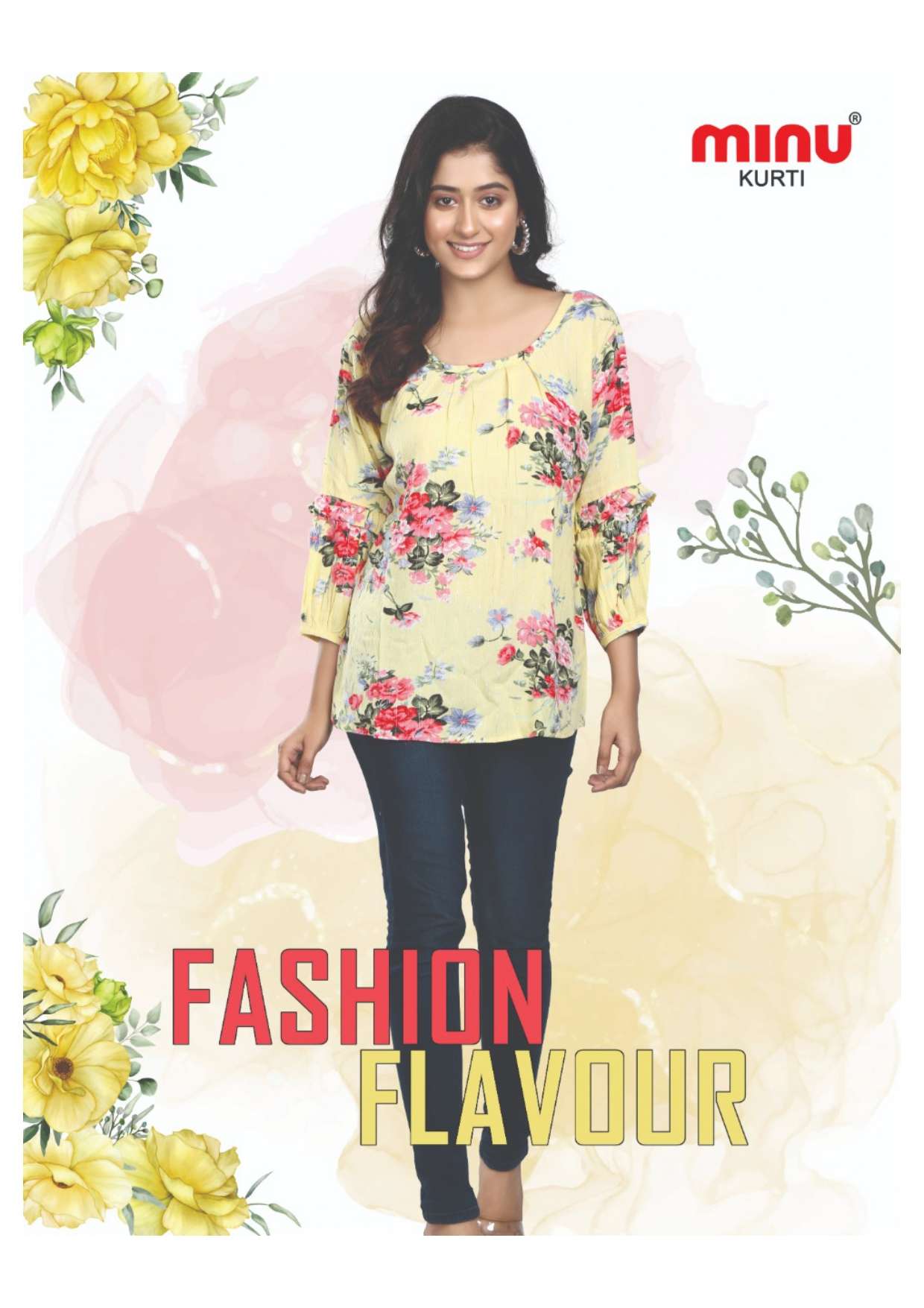 Minu Erica Rayon Top-3P Catalouge