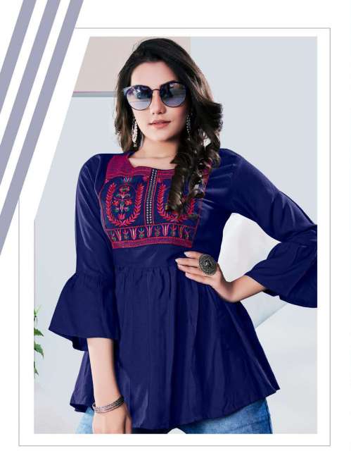 Minu GORGEOUS Vol-6 Rayon  Top-5P Catalog