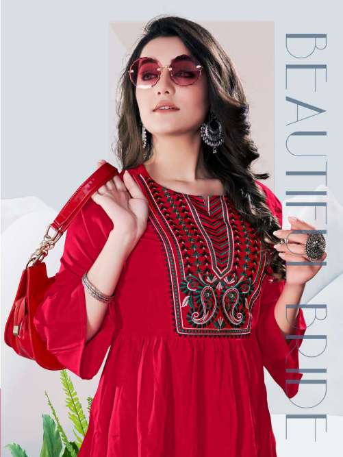 Minu GORGEOUS Vol-6 Rayon  Top-5P Catalog
