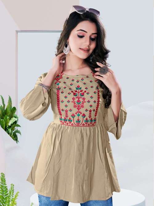 Minu GORGEOUS Vol-6 Rayon  Top-5P Catalog