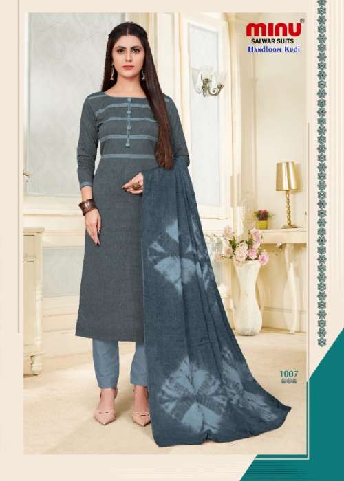 Minu Handloom Kudi Cotton Dress Material-8P Catalogue