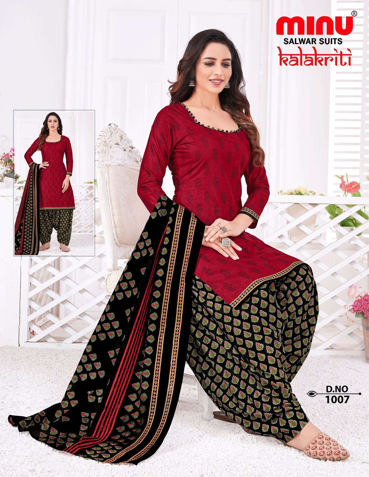 Minu Kalakriti Cotton Patiala Dress Material-10P Catalogue