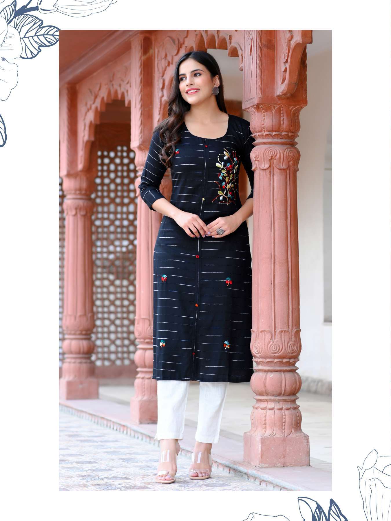 Minu Kalki Rayon Kurtis-5P Catalogue