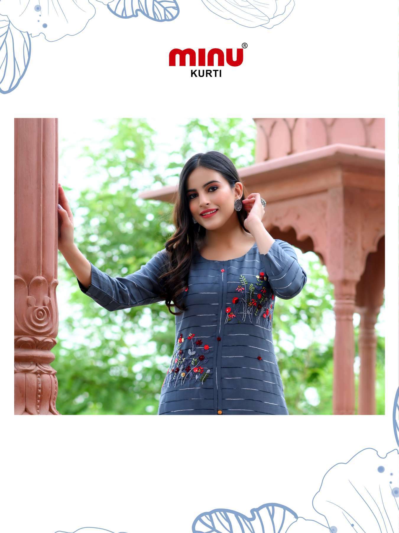 Minu Kalki Rayon Kurtis-5P Catalogue