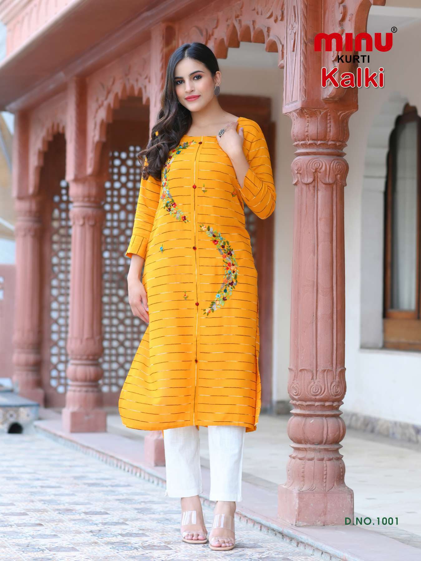 Minu Kalki Rayon Kurtis-5P Catalogue