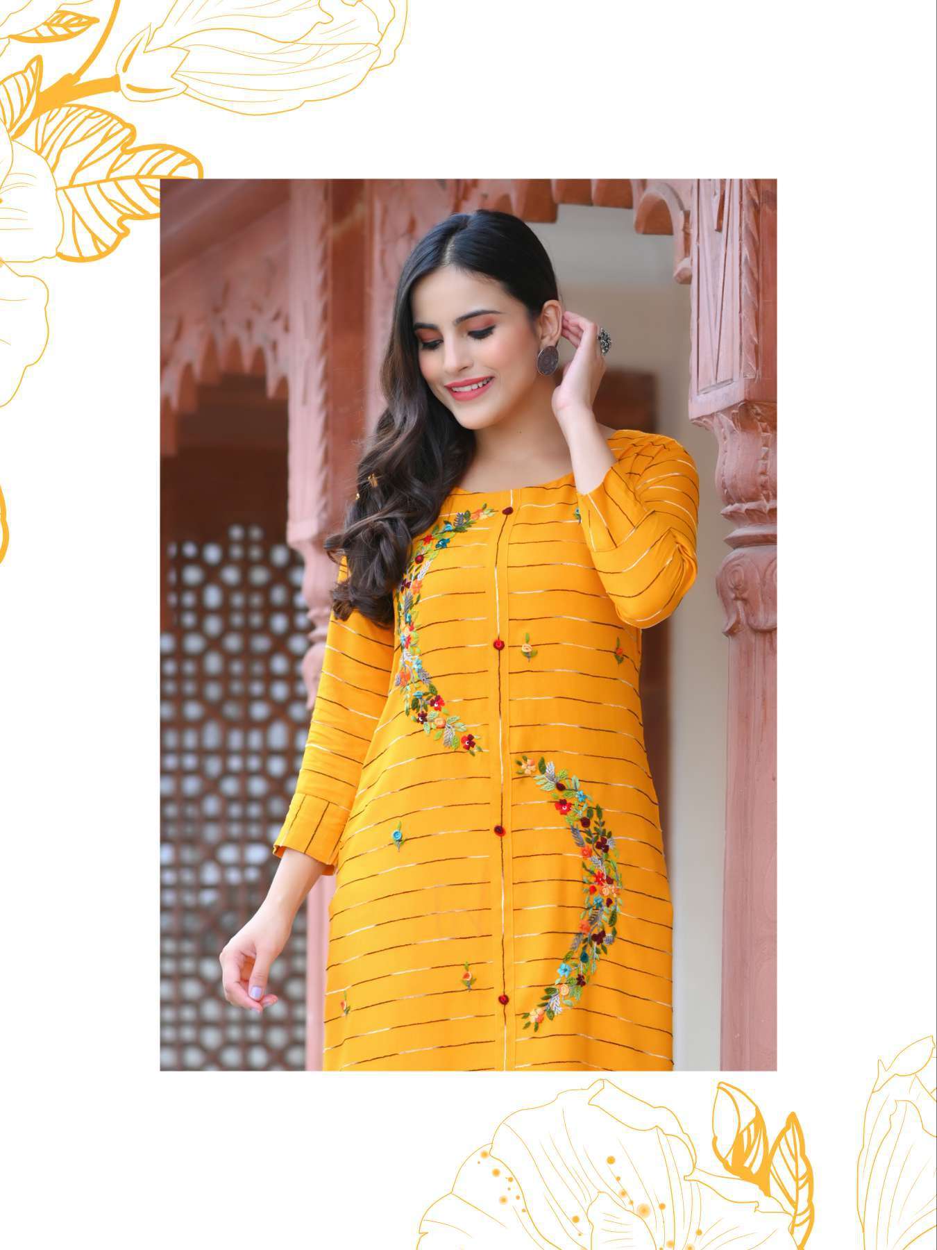 Minu Kalki Rayon Kurtis-5P Catalogue