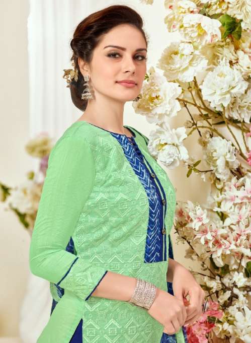 Minu Kareena Cotton Dress Materials Catalogue-12P