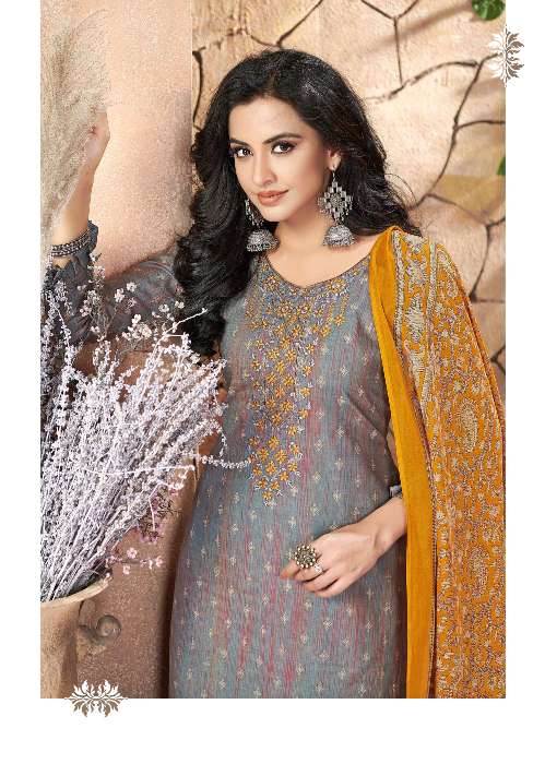 Minu Kyara Cotton Dress Material-8P Catalogue