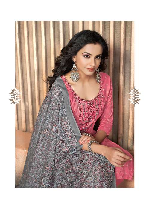 Minu Kyara Cotton Dress Material-8P Catalogue