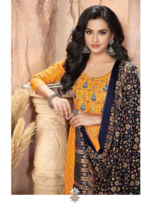 Minu Kyara Cotton Dress Material-8P Catalogue