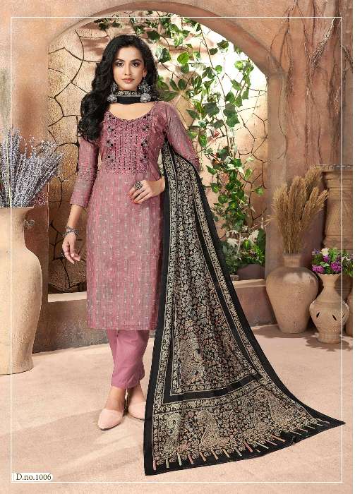 Minu Kyara Cotton Dress Material-8P Catalogue