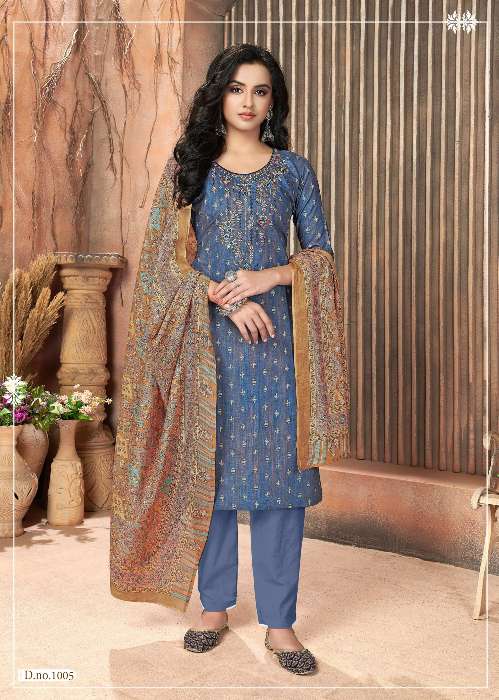 Minu Kyara Cotton Dress Material-8P Catalogue