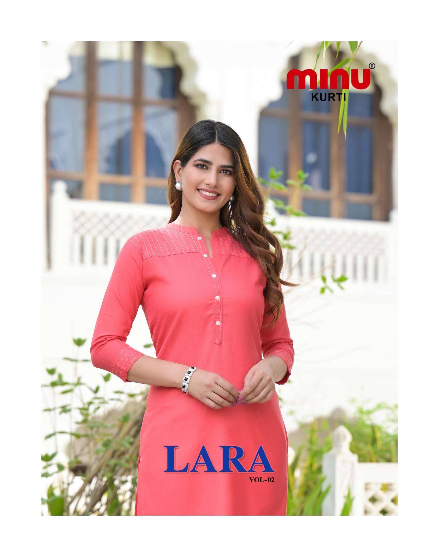 Minu Lara 2 Long Kurtis-5P Catalogue