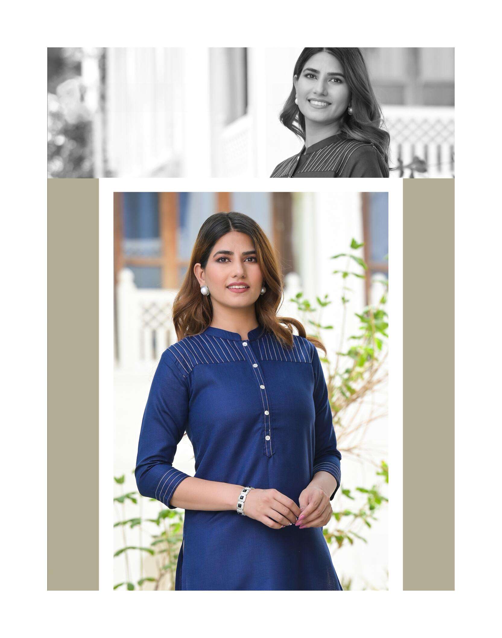 Minu Lara 2 Long Kurtis-5P Catalogue
