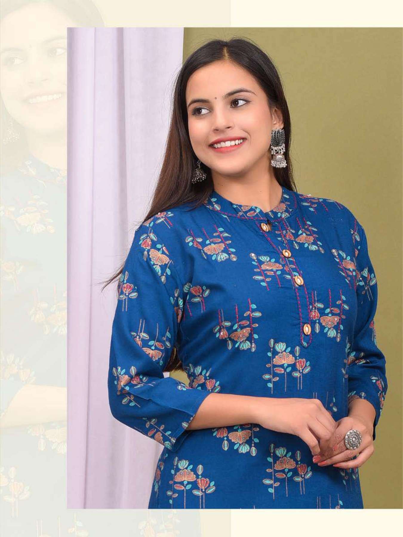 Minu Loreal Combo Vol-4-5P Kurtis Combo Catalogue