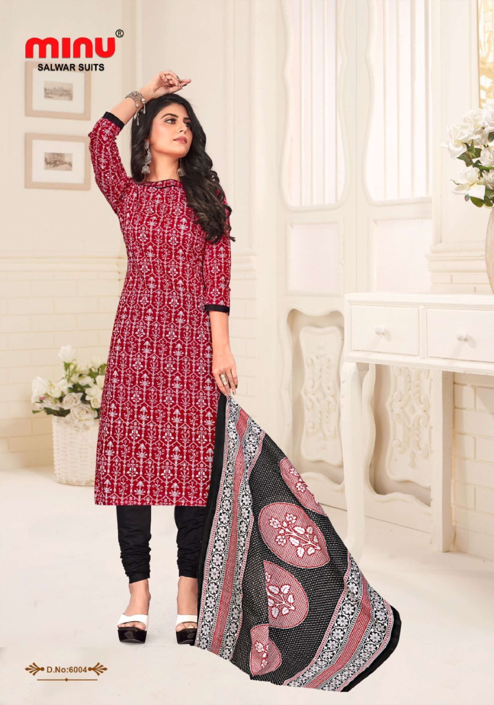 Minu cotton dress material deals