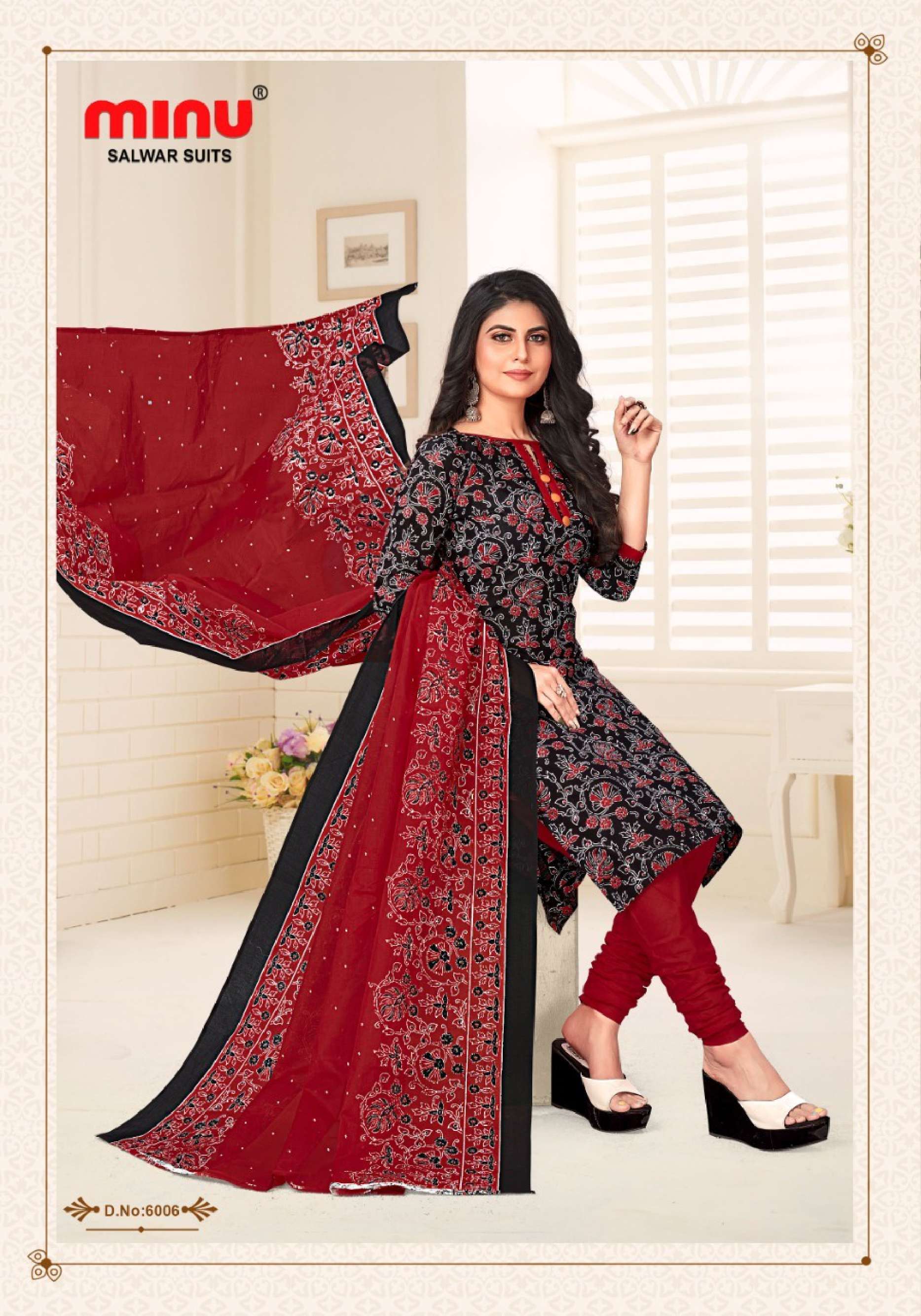 Minu Phillauri Cotton Printed Dress Material Catalogue Pack Of 8Pcs