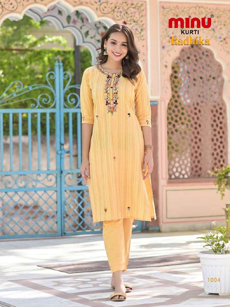 Minu Radhika Kurta Combo-5P Catalogue