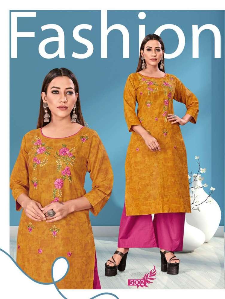 Minu Victoria Vol-5 Kurtis Combo-8P Catalogue