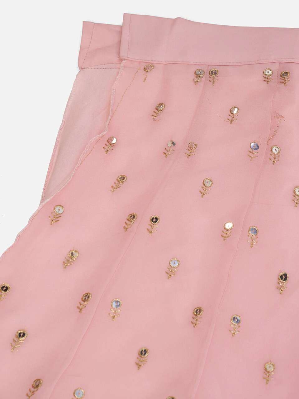 Mirror Pink Lehenga Choli