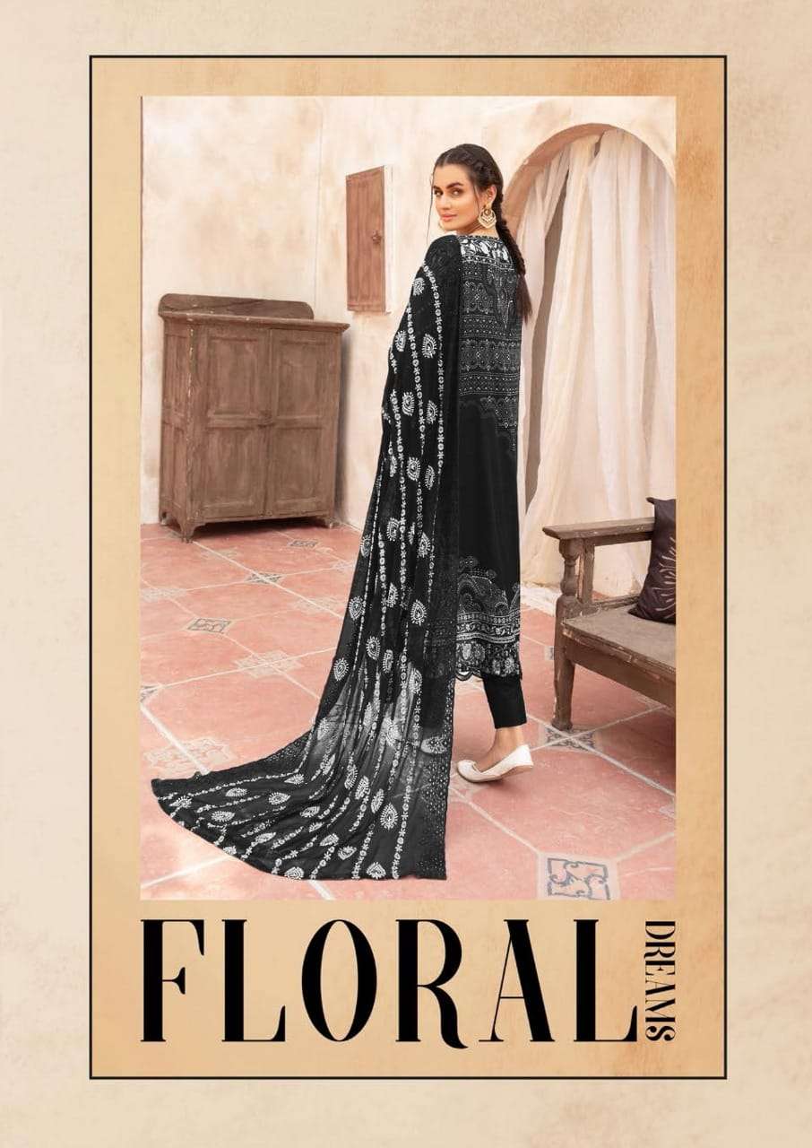 Mishri Black & white Karachi cotton