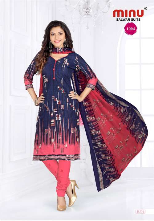 Minu Miss Universe Cotton Salwar Dress Material-10P Catalogue