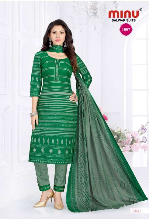 Minu Miss Universe Cotton Salwar Dress Material-10P Catalogue
