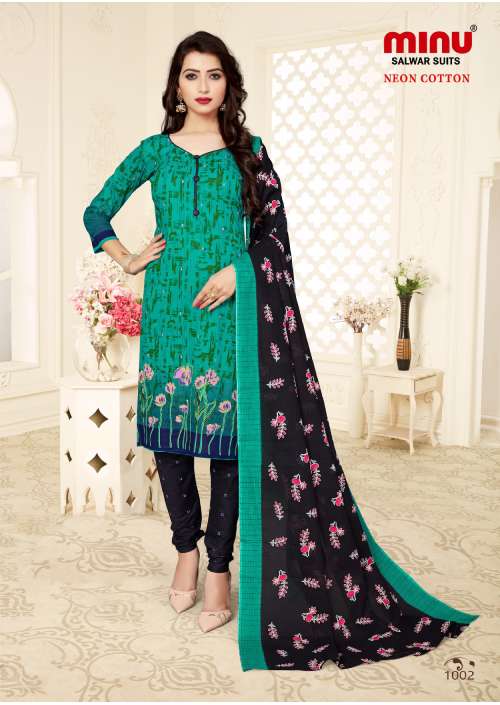 Minu Nion Cotton Dress Material-10P Catalogue