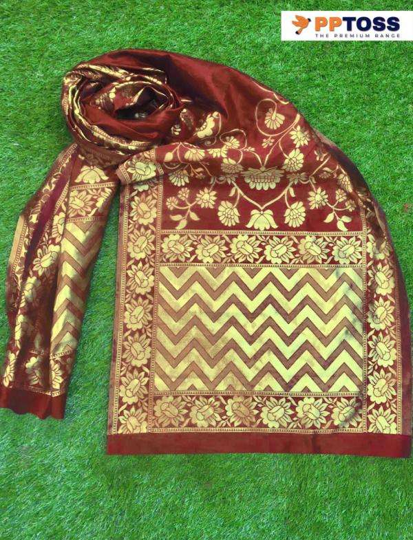 PPTOSS Fancy Banarasi Silk Dupatta-1