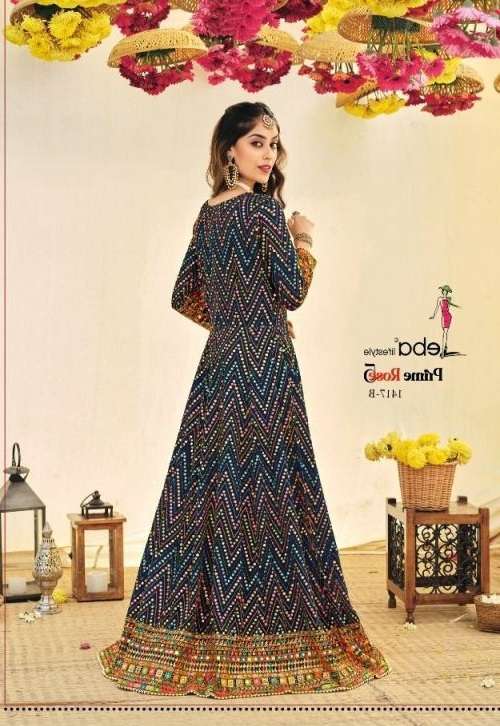 Sabella Presents Party Wear Gown Grey Color
