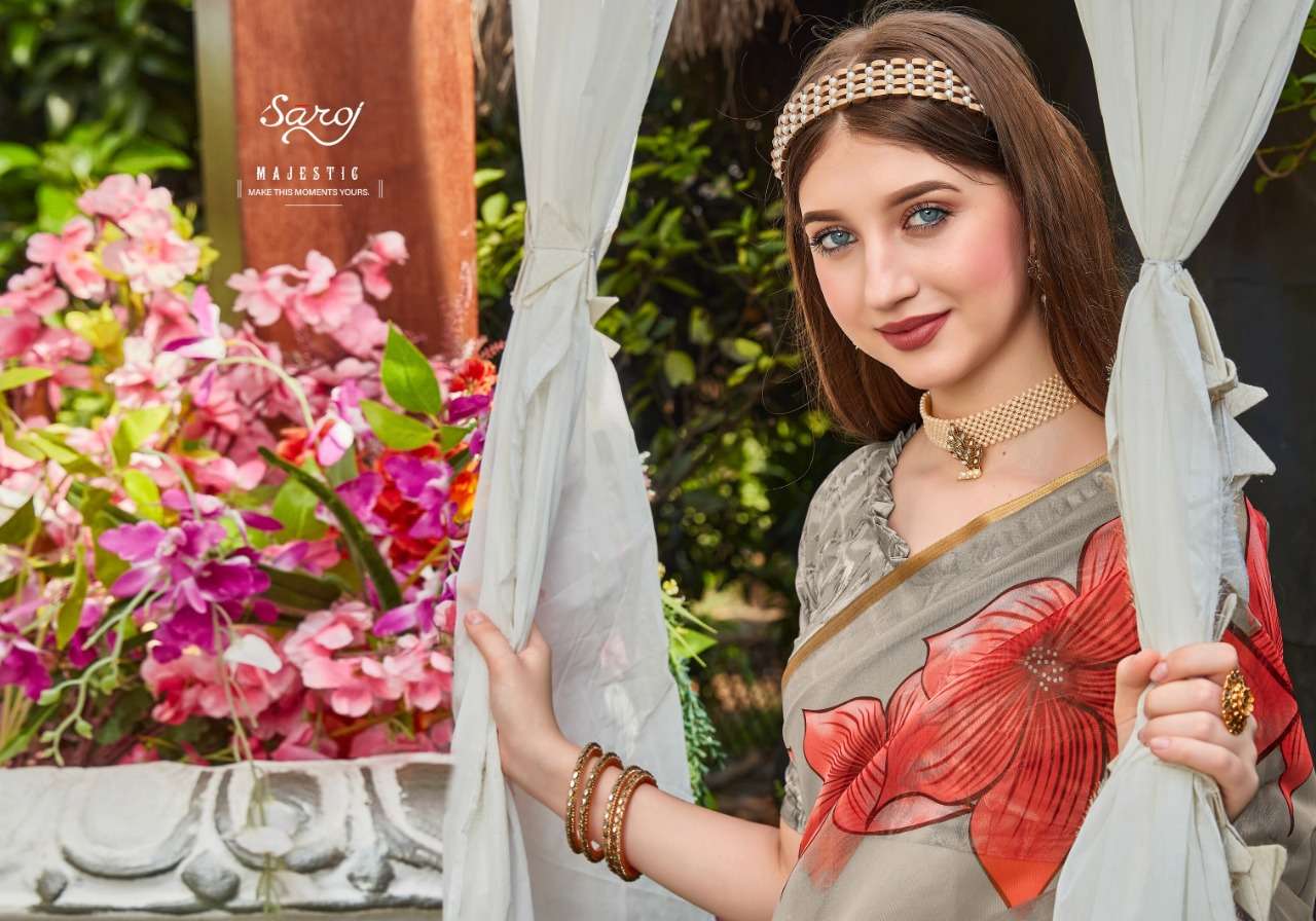 Saroj Rivvaa Pure Organza with Pure Digital Print.