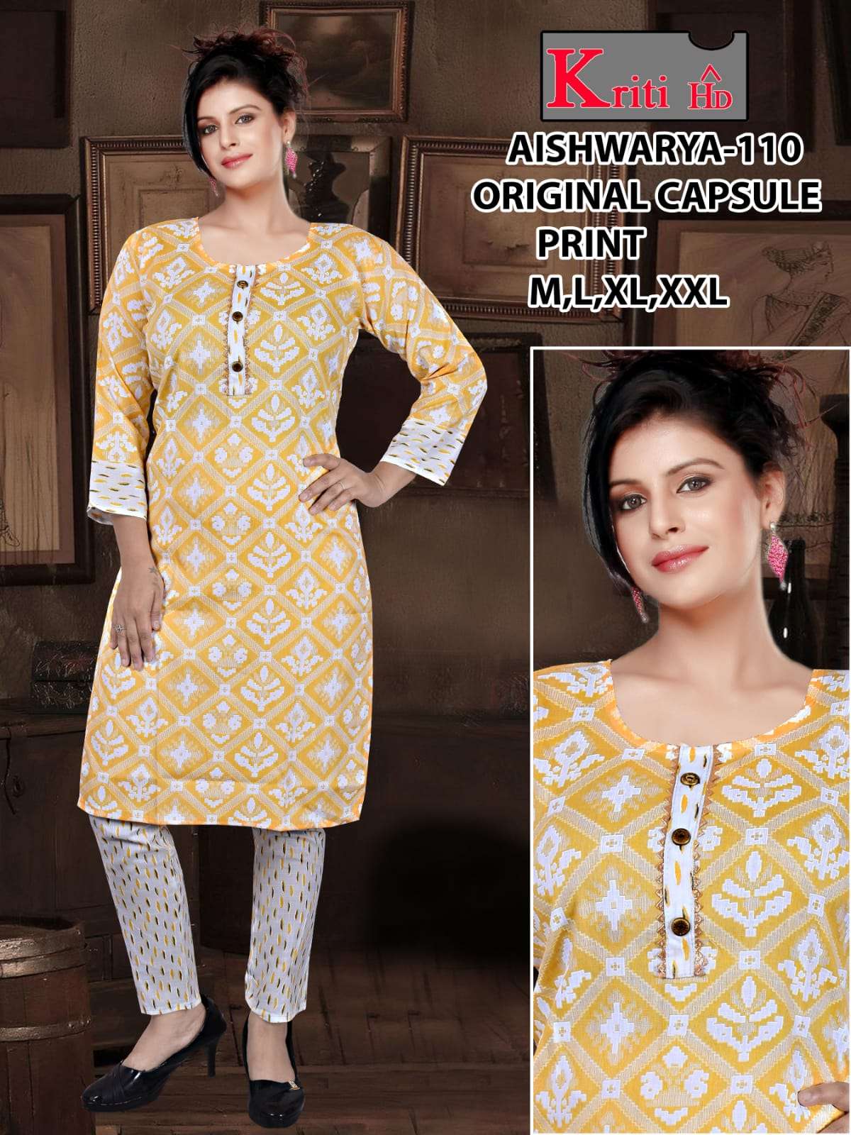 Aiswarya orginal capsual print setwise with pant