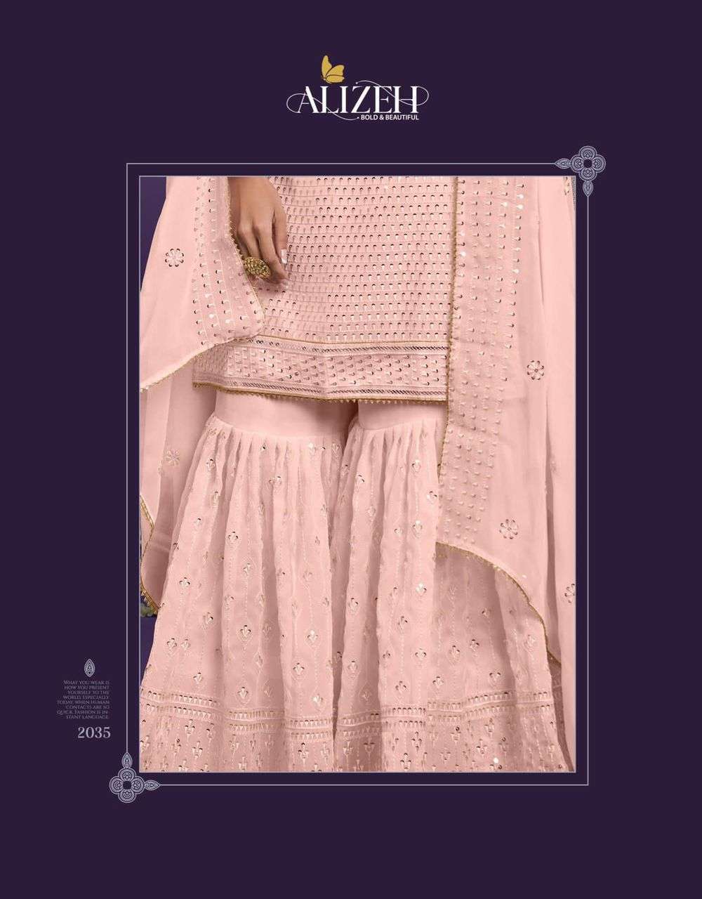 ALIZEH ZAIDA VOL 9 DESIGNER GEORGETTE SALWAR KAMEEZ