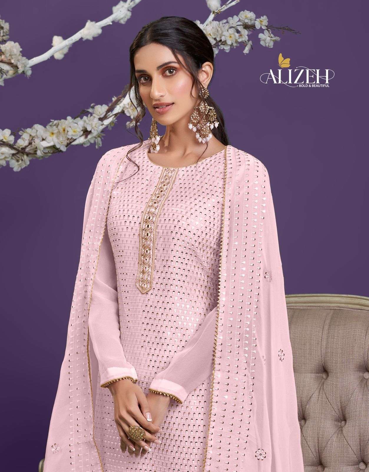  ALIZEH ZAIDA VOL 9 DESIGNER GEORGETTE SALWAR KAMEEZ