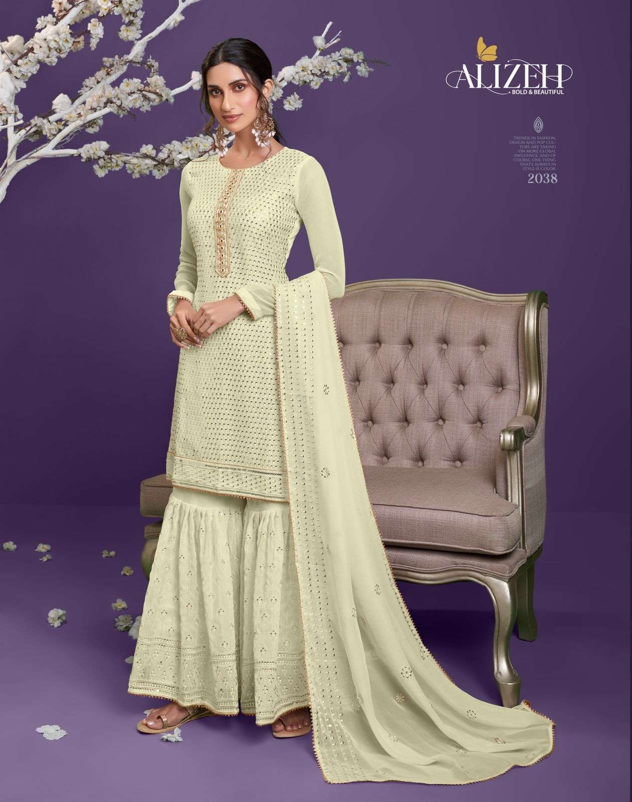  ALIZEH ZAIDA VOL 9 DESIGNER GEORGETTE SALWAR KAMEEZ