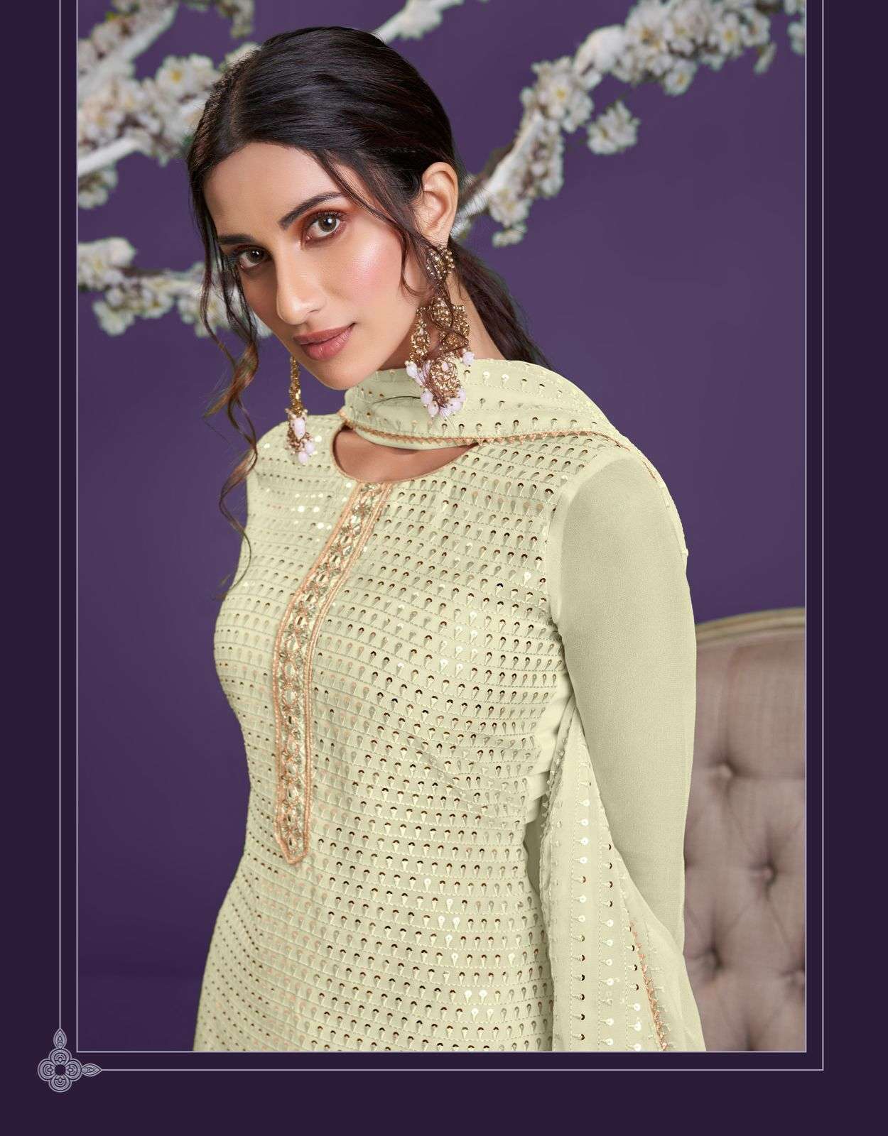  ALIZEH ZAIDA VOL 9 DESIGNER GEORGETTE SALWAR KAMEEZ