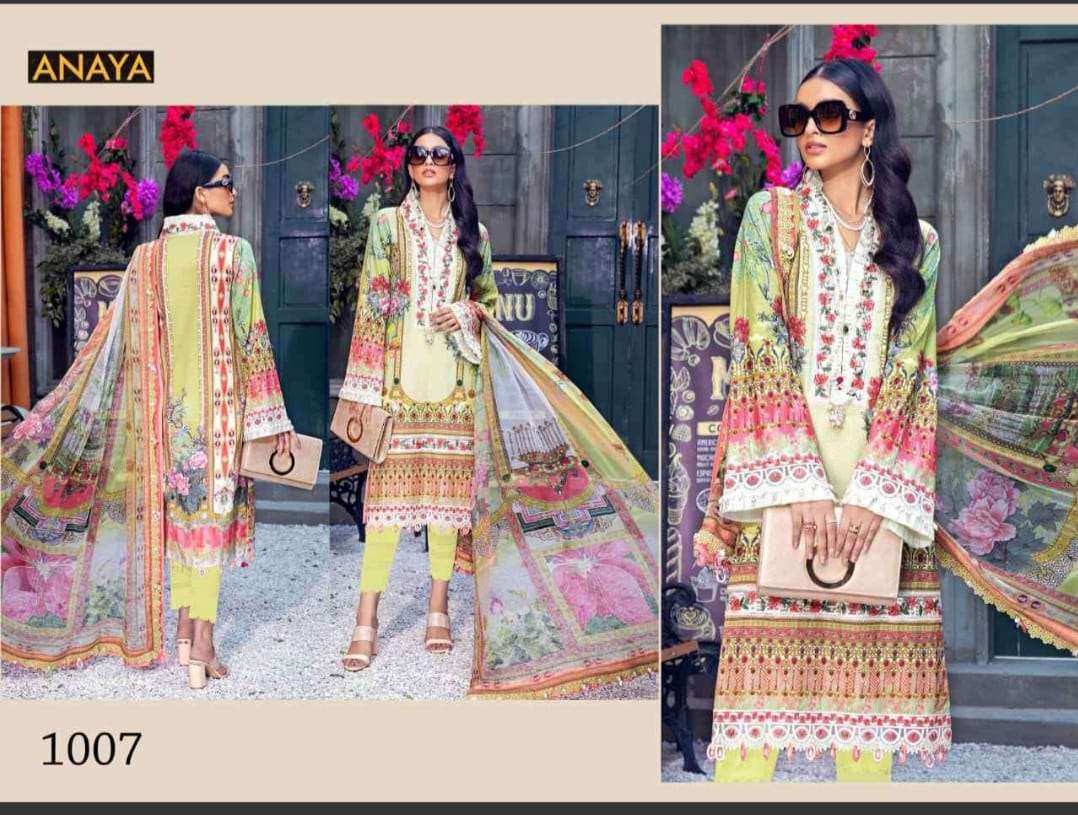 ANAYA JAM SATIN COTTON LAXURY  COLLECTION  (Karachi Style) Heavy luxury jam satin Cotton 