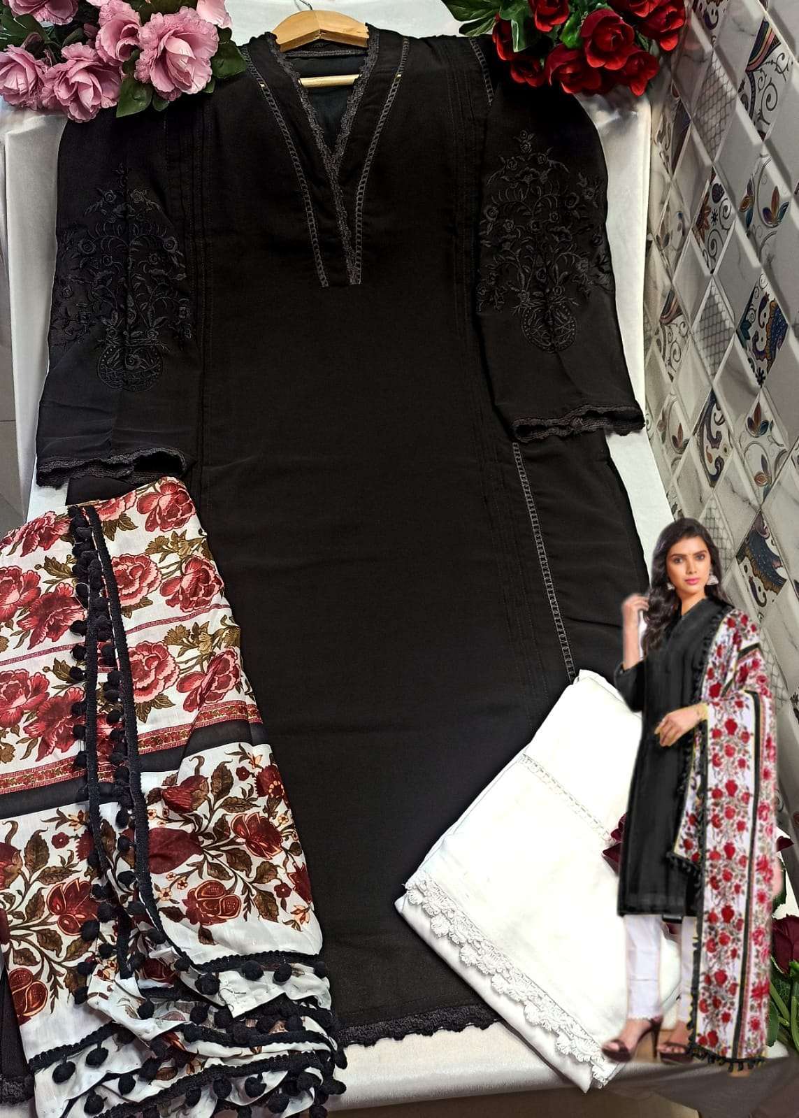ASIM JOFA PRESENT 5001 & 6001 FULL STITCH READYMADE FANCY INDIAN SUITS