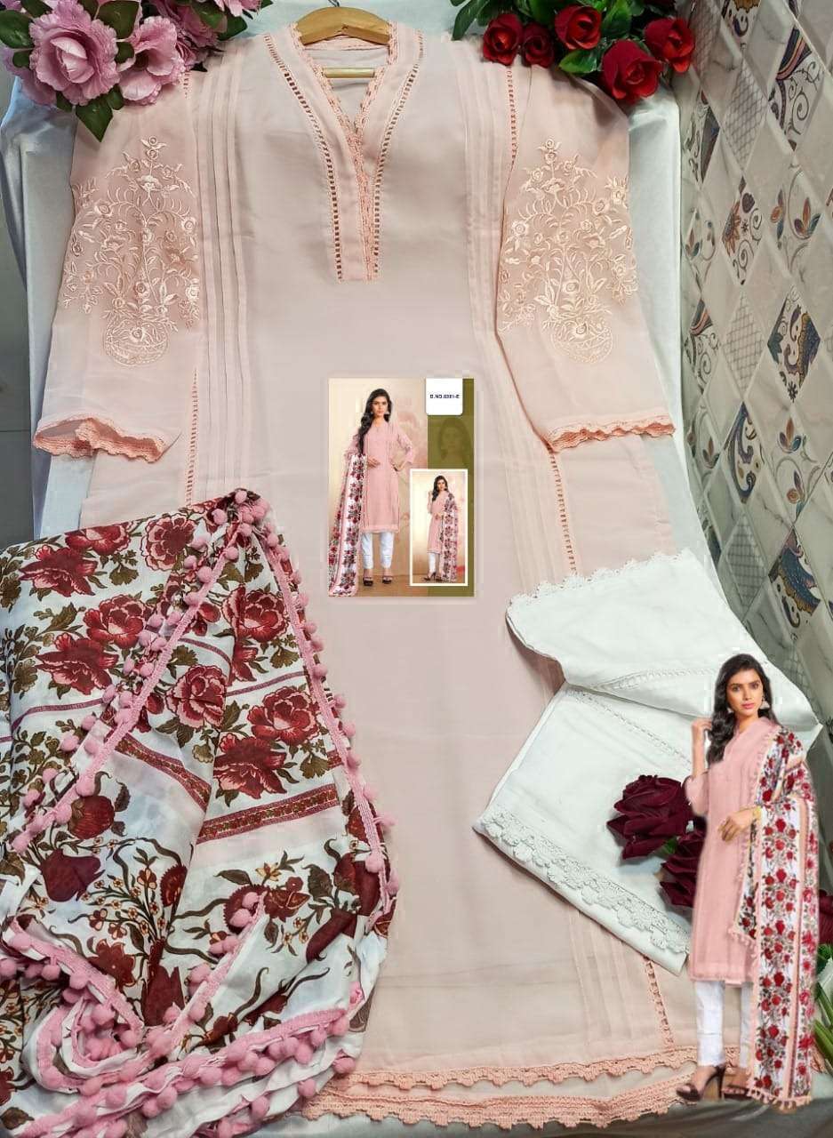 ASIM JOFA PRESENT 5001 & 6001 FULL STITCH READYMADE FANCY INDIAN SUITS