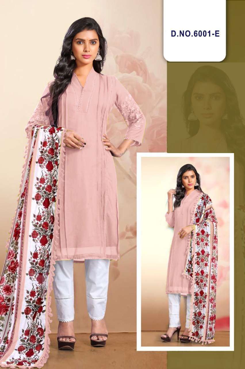 ASIM JOFA PRESENT 5001 & 6001 FULL STITCH READYMADE FANCY INDIAN SUITS
