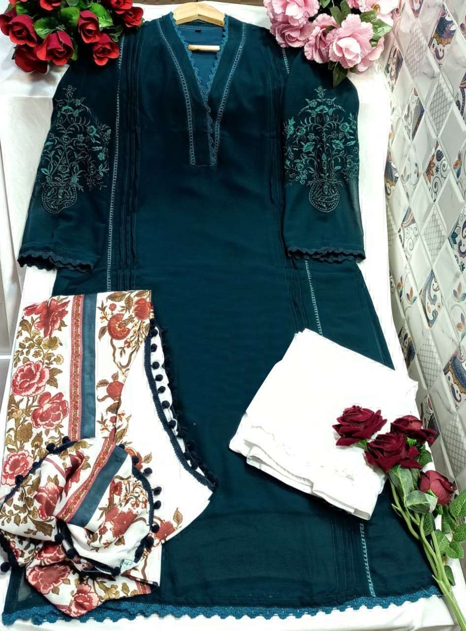 ASIM JOFA PRESENT 5001 & 6001 FULL STITCH READYMADE FANCY INDIAN SUITS
