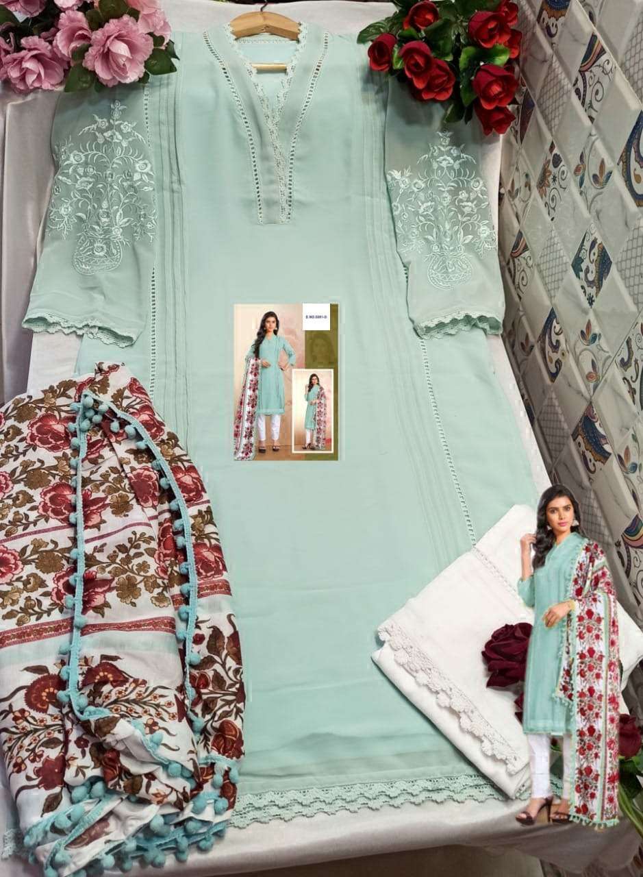 ASIM JOFA PRESENT 5001 & 6001 FULL STITCH READYMADE FANCY INDIAN SUITS