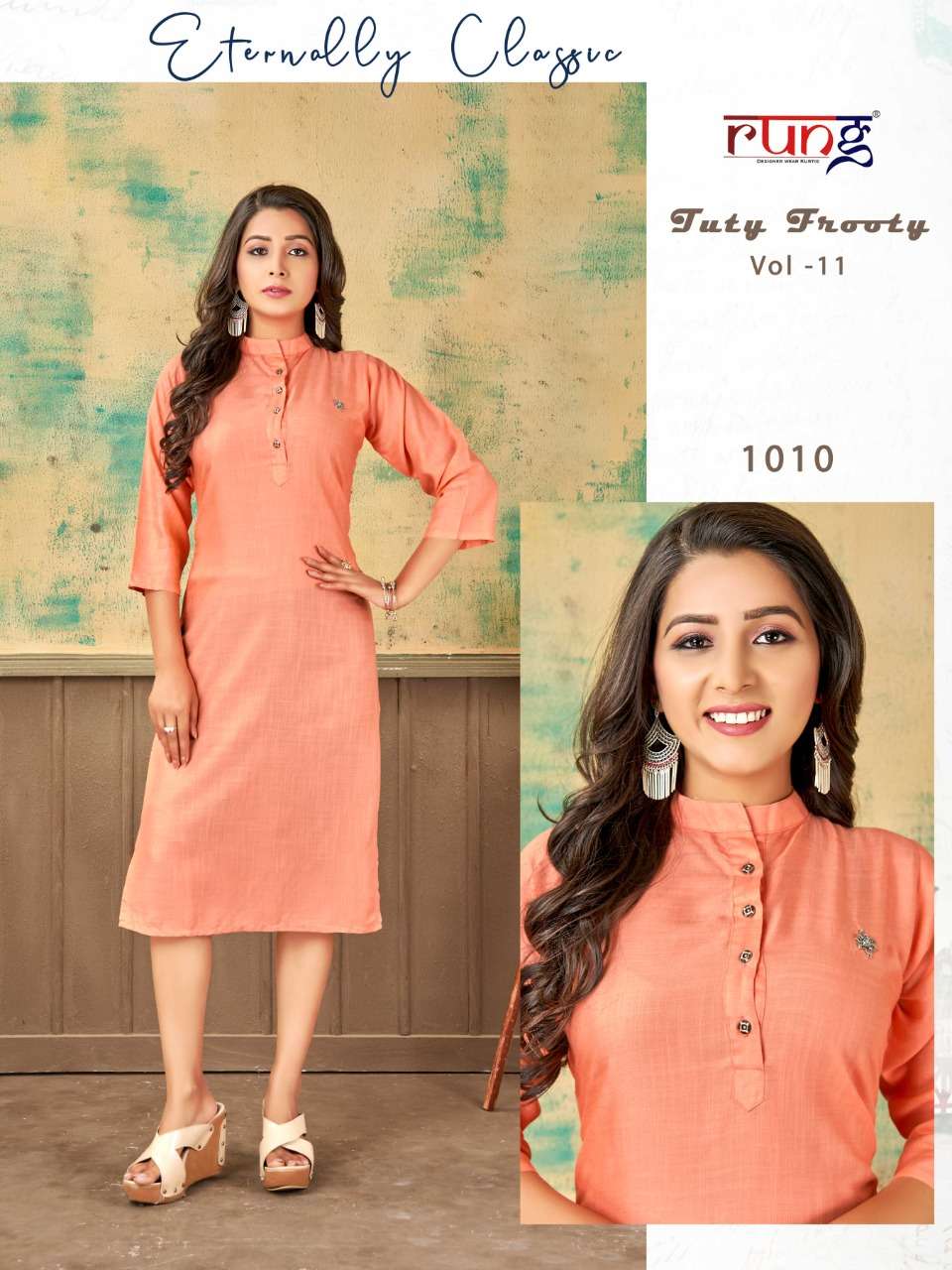 BERRY Plain SHORT KURTI Casual Kurtis wholesale