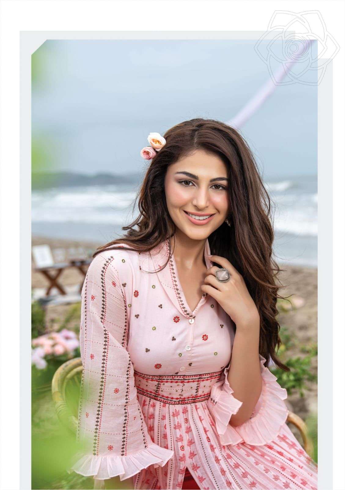 CENTRE SLIT KURTI WITH PANT Catalogue  Breezy
