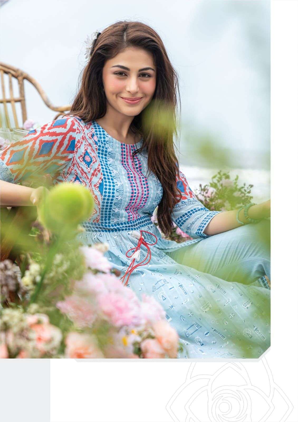 CENTRE SLIT KURTI WITH PANT Catalogue  Breezy