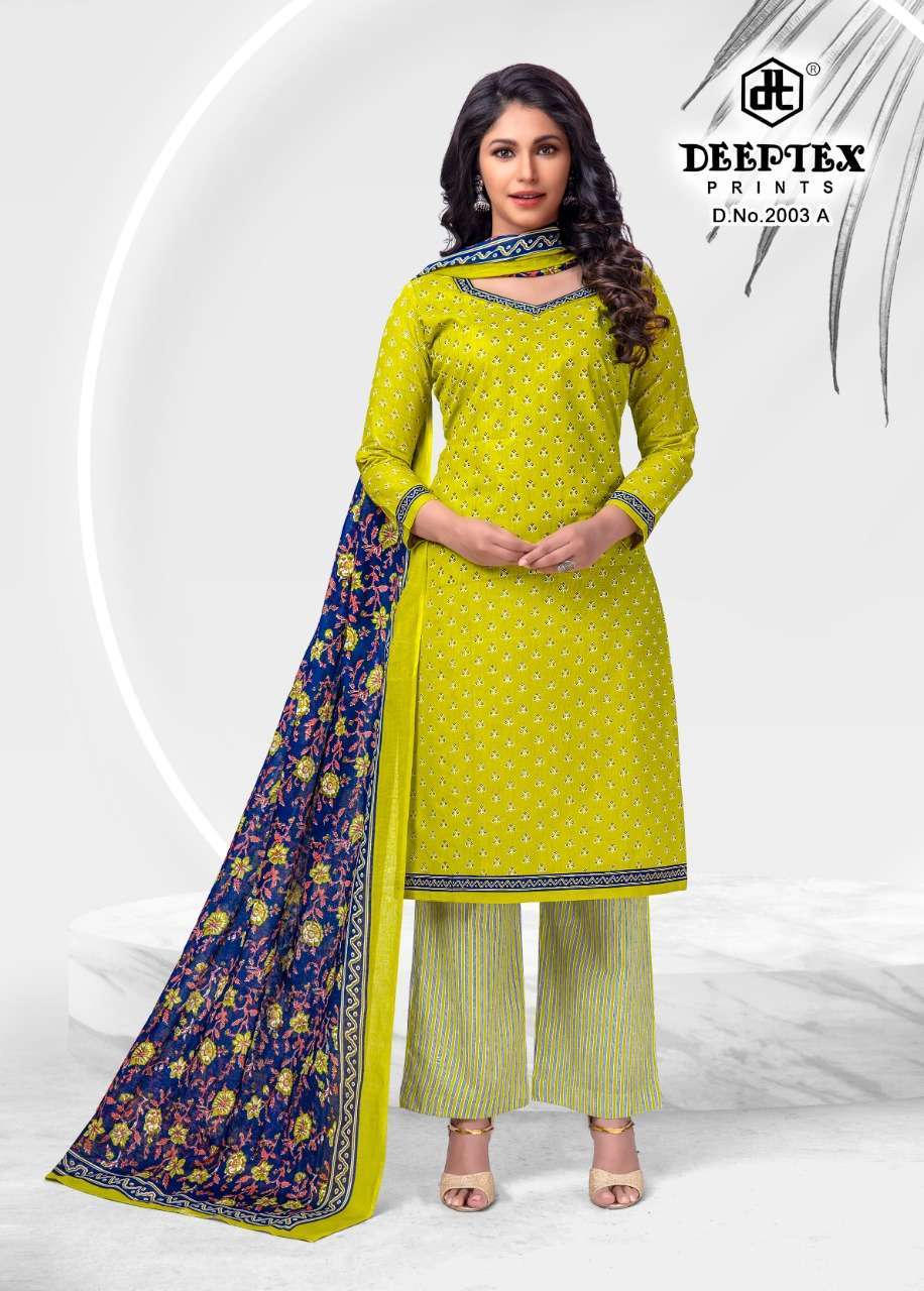 DEEPTEX 4 COLOUR VOL 2 COTTON DAILY WEAR PRINTED DRESS MATERIALS