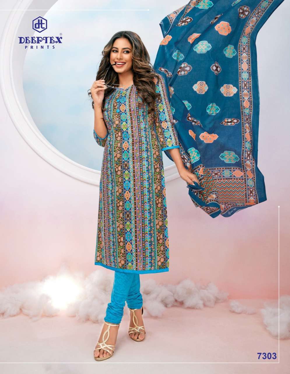 deeptex miss india vol-79 7901-7926 series fancy designer dress material  catalogue wholesale collection surat