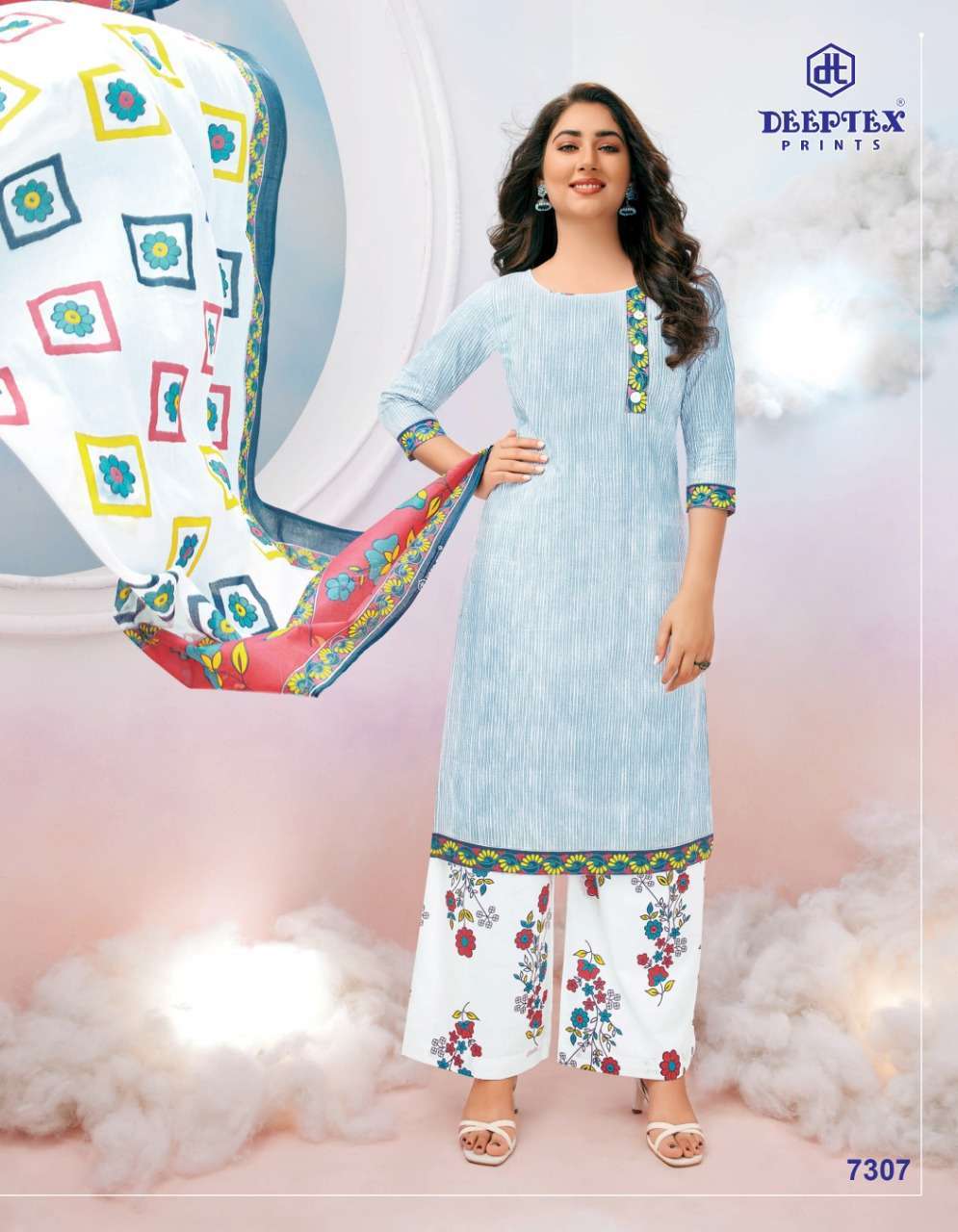 DEEPTEX MISS INDIA 73 CASUAL WEAR PURE COTTON SUITS CATALOG BEST RATE
